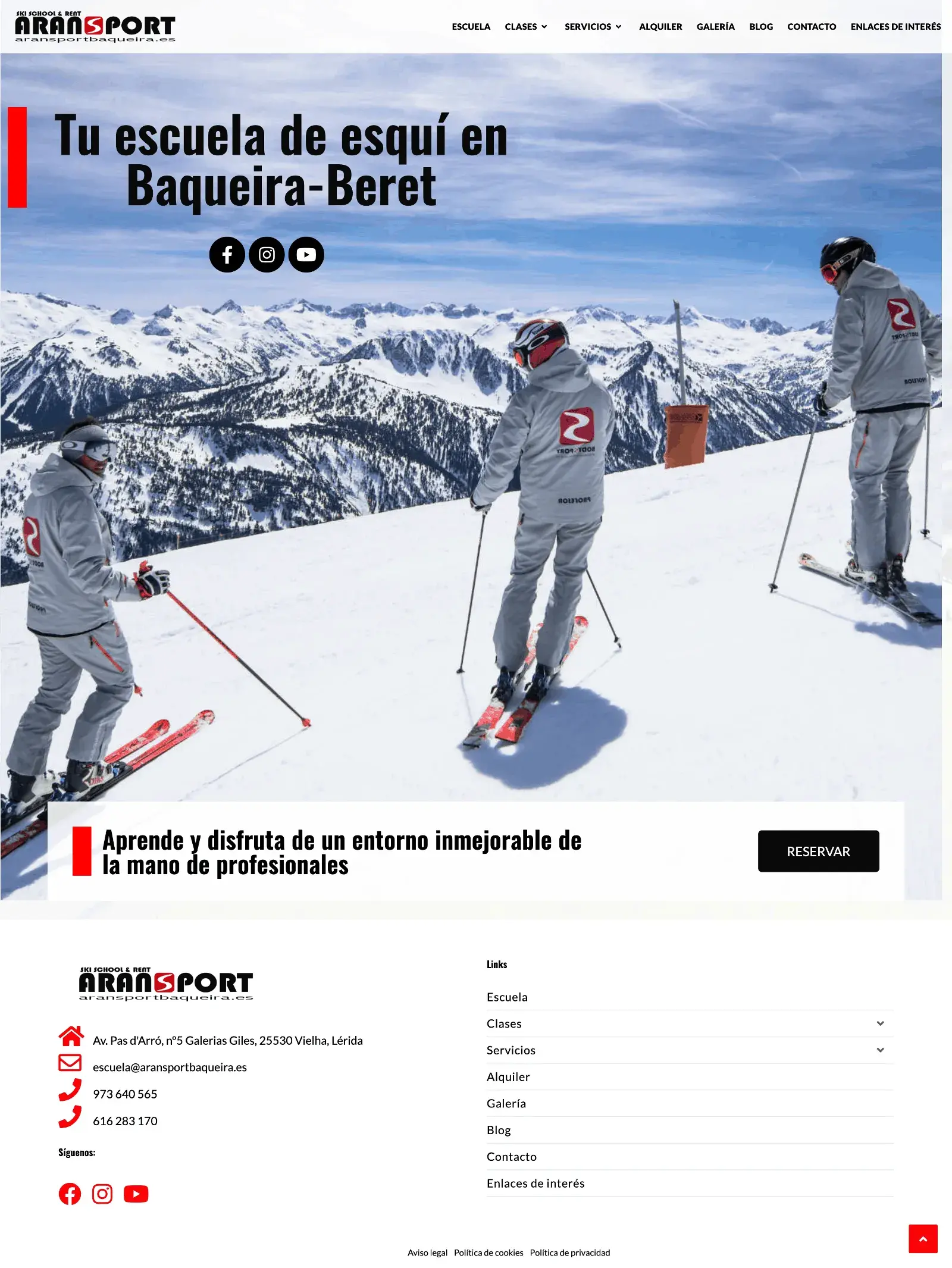 Vista de AranSport
